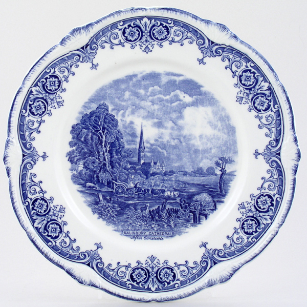 Plate Salisbury Cathedral c1930s